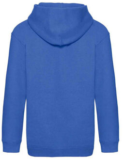 Fruit of the Loom Kinder/kids premium hoodie - maat 152/158 Blauw
