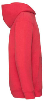Fruit of the Loom Kinder/kids premium hoodie Rood - 152/158