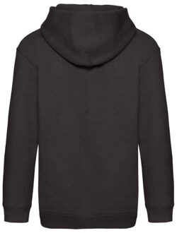 Fruit of the Loom Kinder/kids premium hoodie Zwart - 116