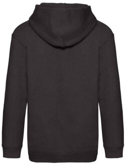 Fruit of the Loom Kinder/kids premium hoodie Zwart - 128