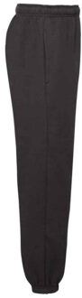 Fruit of the Loom Kinder/kids premium joggingbroek met elastische manchetten - maat 140/146 Zwart