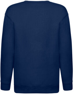 Fruit of the Loom Kinder/kids premium sweatshirt met inzetstuk Blauw - 164/170