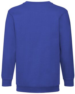 Fruit of the Loom Kinder/kids premium sweatshirt met inzetstuk Blauw