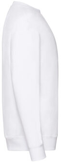 Fruit of the Loom Kinder/kids premium sweatshirt met inzetstuk - maat 104 Wit