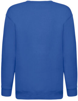 Fruit of the Loom Kinder/kids premium sweatshirt met inzetstuk - maat 116 Blauw