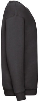 Fruit of the Loom Kinder/kids premium sweatshirt met inzetstuk - maat 116 Zwart