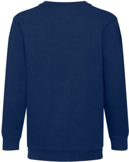 Fruit of the Loom Kinder/kids premium sweatshirt met inzetstuk Navy
