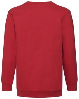Fruit of the Loom Kinder/kids premium sweatshirt met inzetstuk Rood
