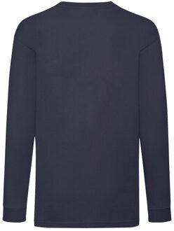 Fruit of the Loom Kinder/kids valueweight t-shirt met lange mouwen Blauw - 152/158