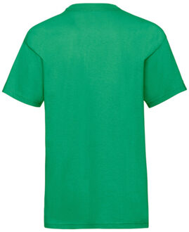 Fruit of the Loom Kinder/kids waardevol t-shirt Groen - 164/170