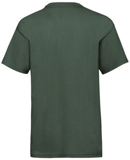 Fruit of the Loom Kinder/kids waardevol t-shirt Groen - 164/170