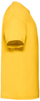 Fruit of the Loom Kinder/kids waardevol t-shirt - maat 140/146 Geel