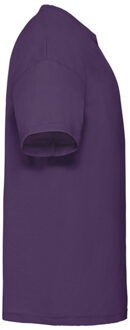 Fruit of the Loom Kinder/kids waardevol t-shirt - maat 140/146 Paars