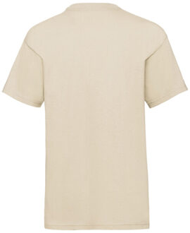 Fruit of the Loom Kinder/kids waardevol t-shirt - maat 164/170 Beige
