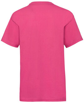 Fruit of the Loom Kinder/kids waardevol t-shirt Roze - 104