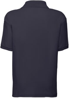 Fruit of the Loom Kinder/Kinder 65/35 Effen Piqué Poloshirt (Deep Navy) Blauw