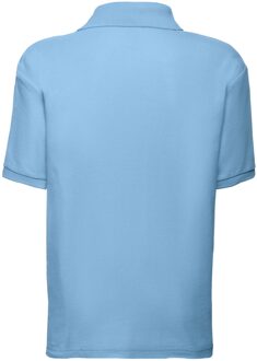 Fruit of the Loom Kinder/Kinder 65/35 Effen Piqué Poloshirt (Hemelsblauw) - 14-15J / 164-170cm