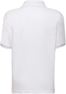 Fruit of the Loom Kinder/Kinder 65/35 Piqué Poloshirt (Wit) - 5-6J / 110-116cm