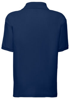Fruit of the Loom Kinder/kinder 65/35 poloshirt Blauw - 140/146