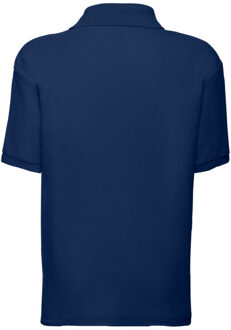 Fruit of the Loom Kinder/kinder 65/35 poloshirt Blauw - 140/146