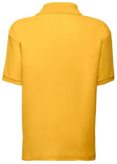 Fruit of the Loom Kinder/kinder 65/35 poloshirt Geel - 104