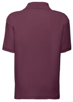 Fruit of the Loom Kinder/kinder 65/35 poloshirt Rood - 104