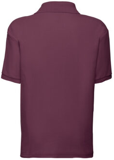 Fruit of the Loom Kinder/kinder 65/35 poloshirt Rood - 116