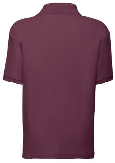 Fruit of the Loom Kinder/kinder 65/35 poloshirt Rood - 140/146