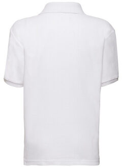 Fruit of the Loom Kinder/kinder 65/35 poloshirt Wit - 104