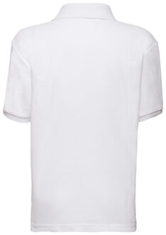 Fruit of the Loom Kinder/kinder 65/35 poloshirt Wit - 104
