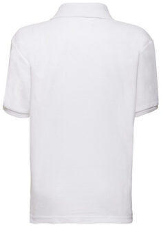 Fruit of the Loom Kinder/kinder 65/35 poloshirt Wit - 152/158