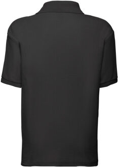 Fruit of the Loom Kinder/kinder 65/35 poloshirt Zwart - 104