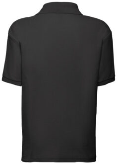 Fruit of the Loom Kinder/kinder 65/35 poloshirt Zwart - 152/158