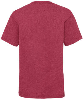 Fruit of the Loom Kinder/kinder t-shirt van katoen met waardevol gewicht - maat 140/146 Rood