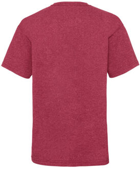 Fruit of the Loom Kinder/kinder t-shirt van katoen met waardevol gewicht Rood - 164/170