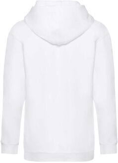 Fruit of the Loom Kinder Unisex Premium 70/30 Sweatshirt met Capuchon / Hoodie (Wit) - 9-11J / 128cm-146cm