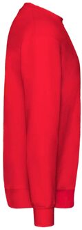 Fruit of the Loom Kinder Unisex Premium 70/30 Sweatshirt (pak van 2) (Rood) - maat 12-13J / 152-158cm