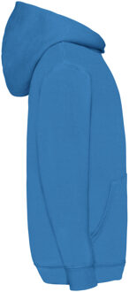 Fruit of the Loom Kinder Unisex Sweatshirt Met Capuchon / Hoodie (Azure Blauw) - maat 9-10J / 134-140cm