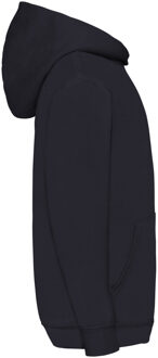 Fruit of the Loom Kinder Unisex Sweatshirt Met Capuchon / Hoodie (Donker Marine) Blauw - 14-15J / 164-170cm