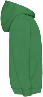 Fruit of the Loom Kinder Unisex Sweatshirt Met Capuchon / Hoodie (Kelly Groen) - 12-13J / 152-158cm