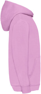 Fruit of the Loom Kinder Unisex Sweatshirt Met Capuchon / Hoodie (Licht Rose) Roze