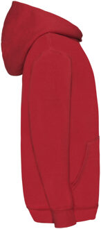Fruit of the Loom Kinder Unisex Sweatshirt Met Capuchon / Hoodie (Rood) - 5-6J / 110-116cm