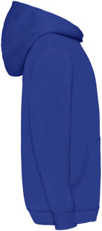 Fruit of the Loom Kinder Unisex Sweatshirt Met Capuchon / Hoodie (Royaal Blauw) - maat 7-8J / 122-128cm