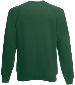 Fruit of the Loom Kinder Unisex Trui Met Raglan Mouwen (2 stuks) (Bottle Groen)