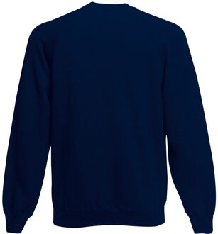 Fruit of the Loom Kinder Unisex Trui Met Raglan Mouwen (2 stuks) (Donker Marine) Blauw - 9-10J / 134-140cm