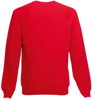 Fruit of the Loom Kinder Unisex Trui Met Raglan Mouwen (2 stuks) (Rood) - 3-4J / 98-104cm