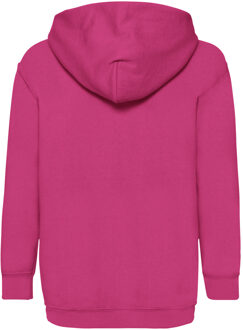 Fruit of the Loom Kinderen/Kinderen Classic Hooded Sweatshirt (Fuchsia) - 12-13J / 152-158cm