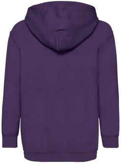 Fruit of the Loom Kinderen/Kinderen Classic Hooded Sweatshirt (Paars) - maat 9-11J / 128cm-146cm
