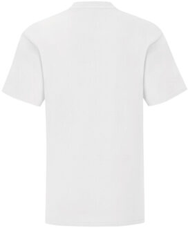 Fruit of the Loom Kinderen/kinderen iconic 145 t-shirt - maat 116 Wit