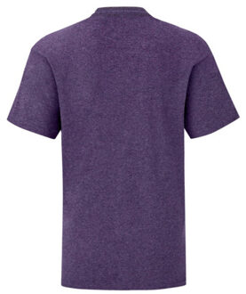 Fruit of the Loom Kinderen/kinderen iconic 150 polycotton t-shirt Paars - 140/146